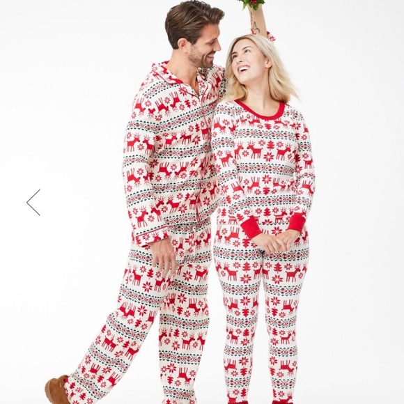 Hanna Andersson Adult Unisex Holiday Flannel Pajama Pants and Long sleeve size L - Picture 1 of 9